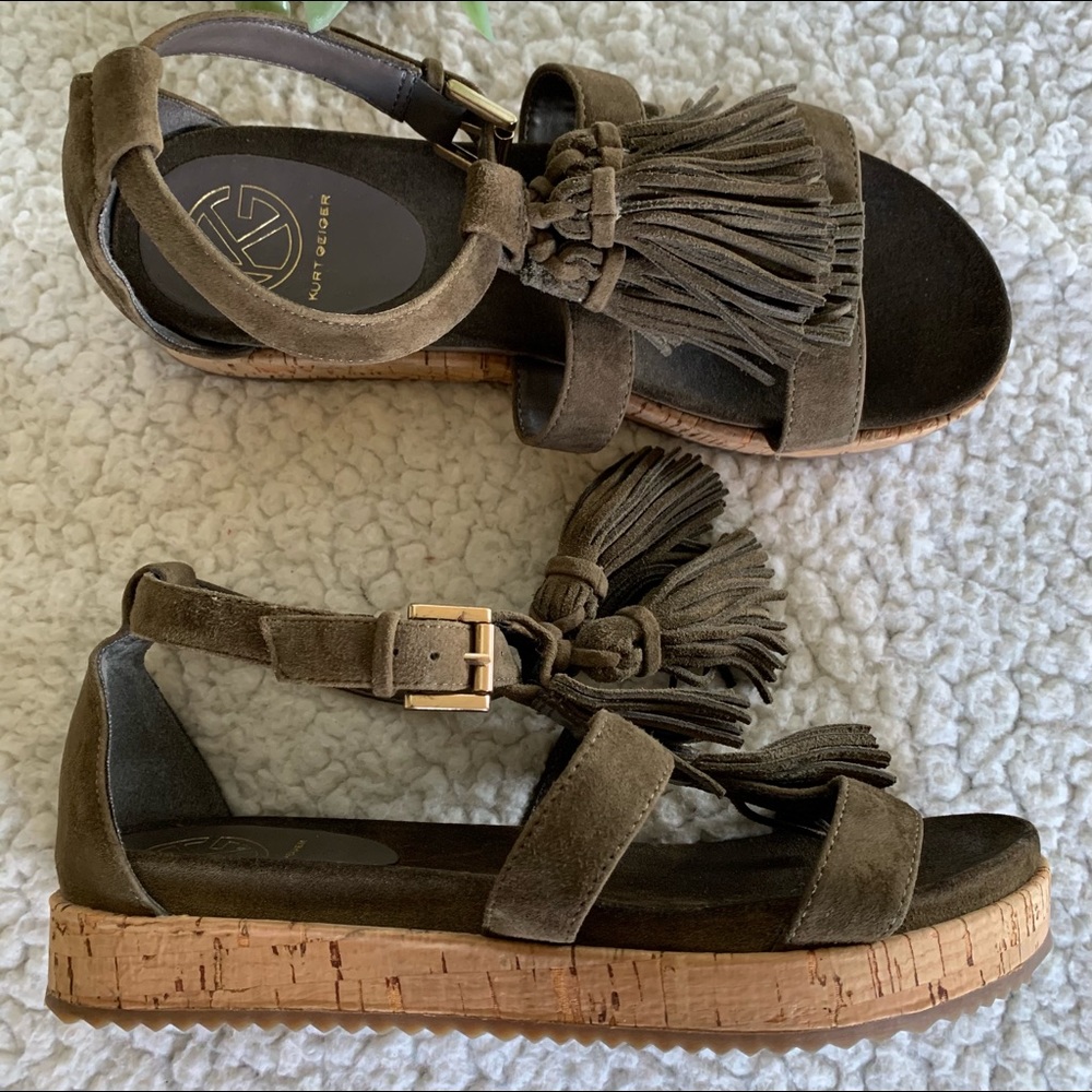 KG by Kurt Geiger Meadow Fringed Sandals